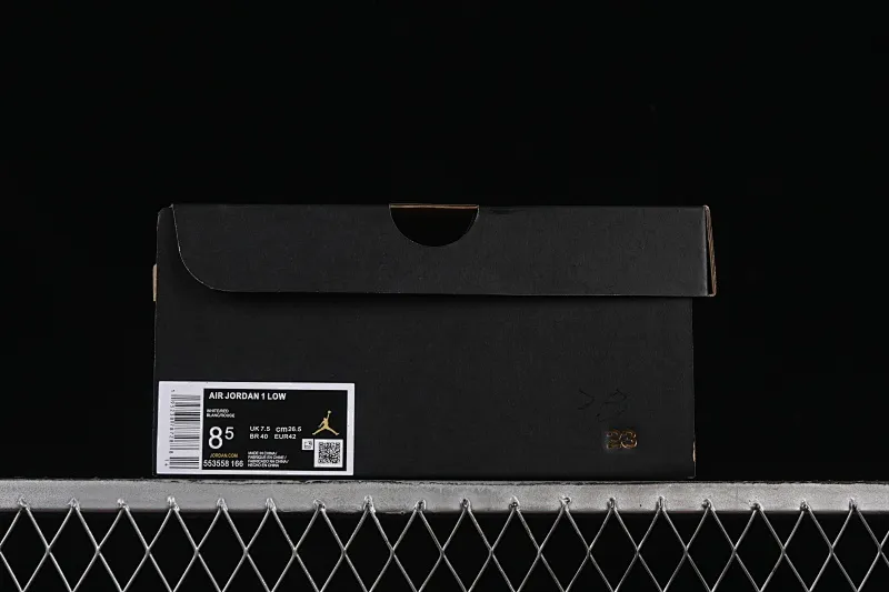 All categories Air Jordan Jordan series basketball shoes Air Jordan 1 Low Air Jordan 1 Low AJ1 Joe 1 white and red color low-top cultural and casual sneakers 553558-166
